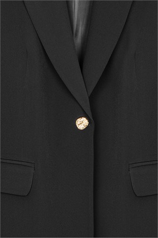 60816-2K7 DİLVİN BLAZER CEKET-SİYAH
