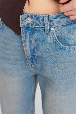 BORU PAÇA MAVİ KADIN PANTOLON  71350-2Y5