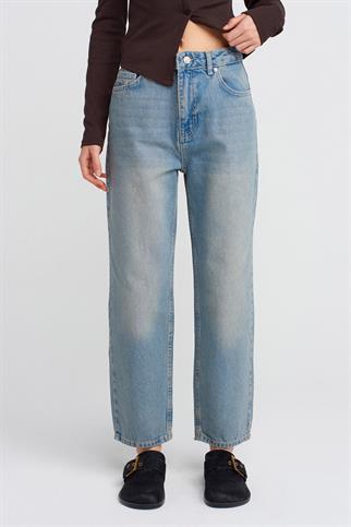 BORU PAÇA MAVİ KADIN PANTOLON  71350-2Y5