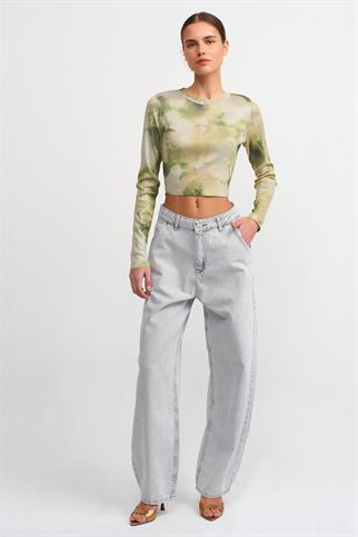 BORU PAÇA GRİ KADIN PANTOLON  71450-2Y4