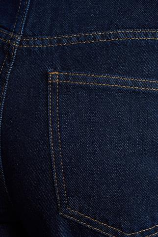 %100 Pamuk Wide Leg Jean-Lacivert 71706-2Y6