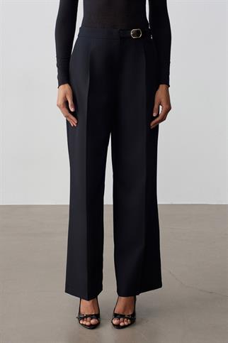 Orta Bel Kemerli Pantolon-Siyah 72662-2Y6
