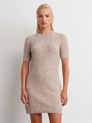 90257-2K6 DİLVİN ELBİSE K.GRİ MELANJ