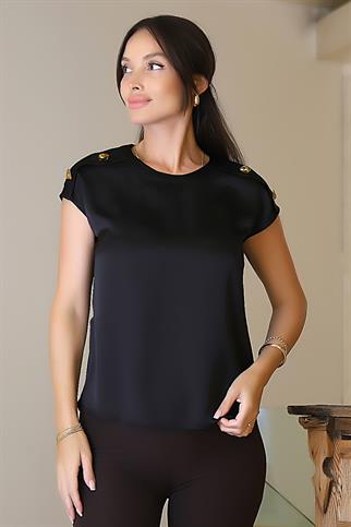 1801-2K6 DİZAYN&ELLA BLUZSİYAH