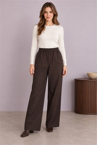 3952-2K7 EFİL PANTOLON-ACI KAHVE