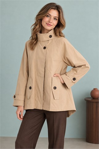 7532-2K7 EFİL TRENCH-BEJ