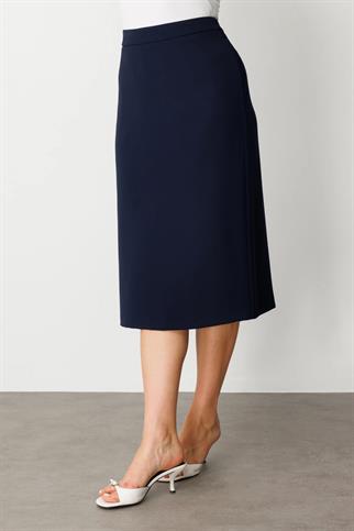 EKOL MİDİ BOY KREP LACİ KADIN ETEK 1008-2Y5 