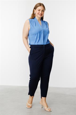 Beli Lastikli Büyük Beden Laci Kadın Pantolon 2072-2Y5