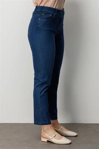 Beş Cep Dar Paça Pantolon Indıgo 4086-2Y6