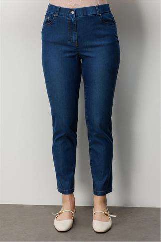 Beş Cep Dar Paça Pantolon Indıgo 4086-2Y6