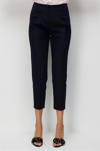 Kalın Lastikli Dar Paça Pantolon Lacivert 4166-2Y6