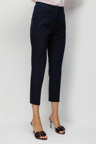Kalın Lastikli Dar Paça Pantolon Lacivert 4166-2Y6