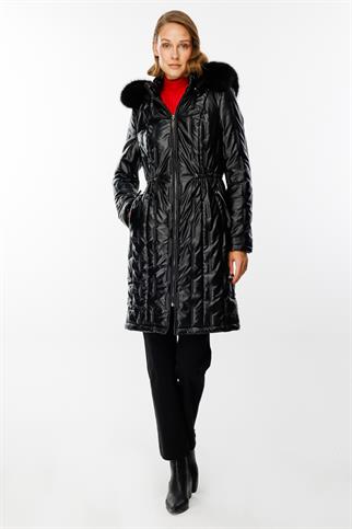 Ekol Şişme Parlak Siyah Kaban 7587-2K5 