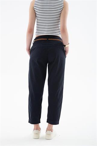 CEP DETAYLI LACİ KADIN PANTOLON 0107-2Y5