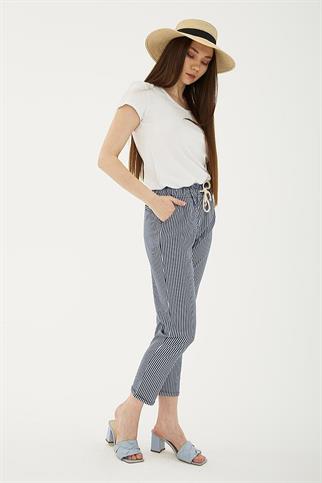 CEPLİ BAĞCIKLI LACİ KADIN PANTOLON 0344-2Y5