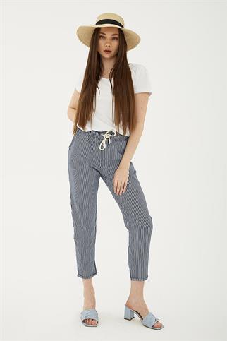 CEPLİ BAĞCIKLI LACİ KADIN PANTOLON 0344-2Y5