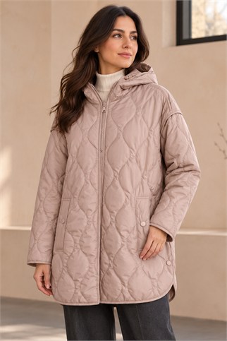 Kadın Bej Mont 35424-2K7