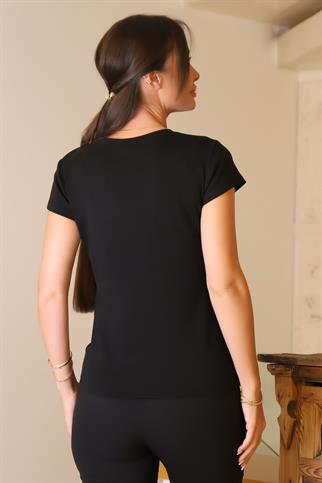 9846-2K6 İNDİGO BLUZSİYAH