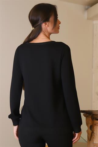 9847-2K6 İNDİGO BLUZSİYAH