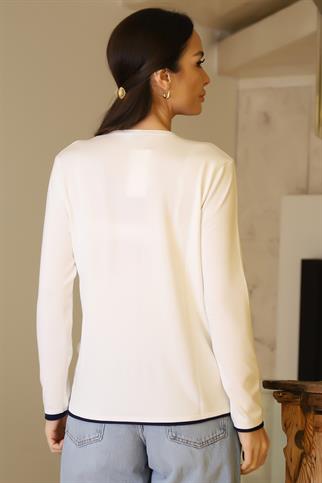 316-2K6 JM TRİKO-EKRU LACİ