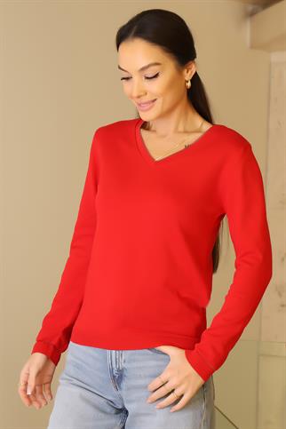 756-2K6 JM TRİKO-KIRMIZI