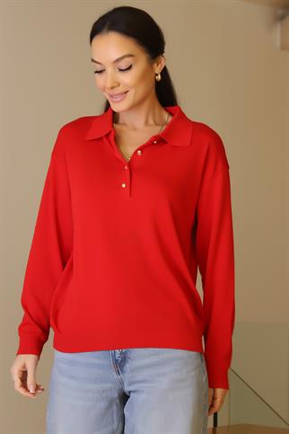 768-2K6 JM TRİKO-KIRMIZI