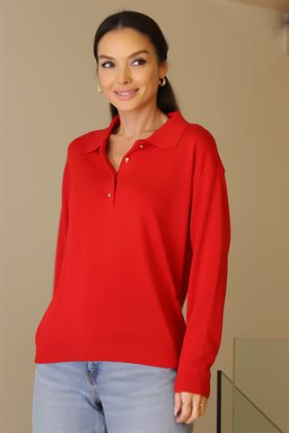 768-2K6 JM TRİKO-KIRMIZI