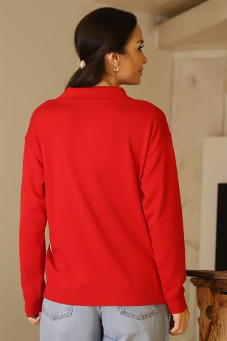 768-2K6 JM TRİKO-KIRMIZI