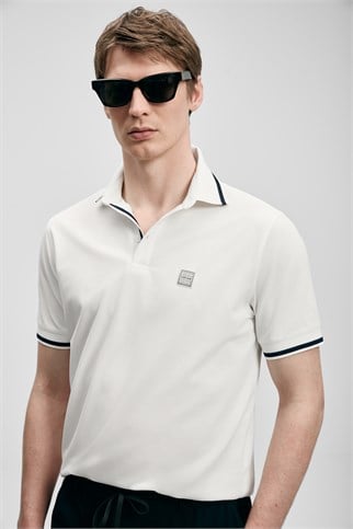 Grom Smart Erkek Polo Tişört Kırık Beyaz 111040232 GROM-2Y6