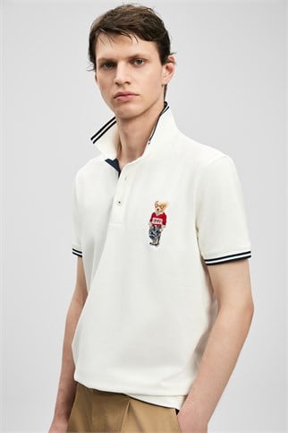 Brady Smart Erkek Polo Tişört Kırık Beyaz 111040245 BRADY-2Y6