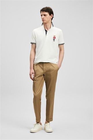 Brady Smart Erkek Polo Tişört Kırık Beyaz 111040245 BRADY-2Y6