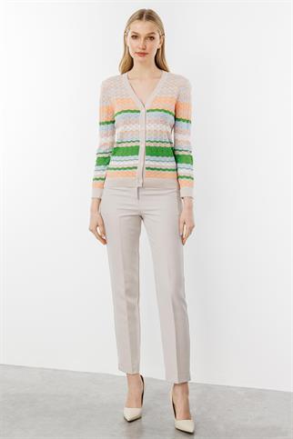 AJURLU VİZON KADIN HIRKA  20184-2Y5