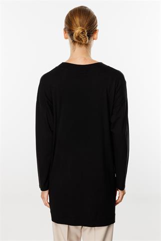 V YAKA BASİC ÖRME KADIN TUNİK 30227-2K5