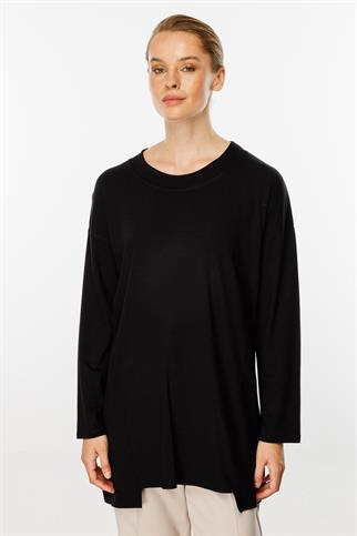 V YAKA BASİC ÖRME KADIN TUNİK 30227-2K5