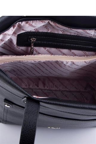 SİYAH  KADIN OMUZ ÇANTASI 1359-2Y4