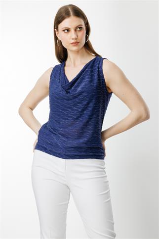 Degaje Yaka Simli Laci Kadın Bluz 51345-2Y5