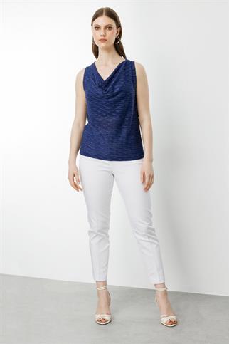 Degaje Yaka Simli Laci Kadın Bluz 51345-2Y5