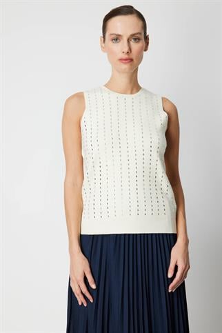 60310-2K6 ONTEKS BLUZ-EKRU