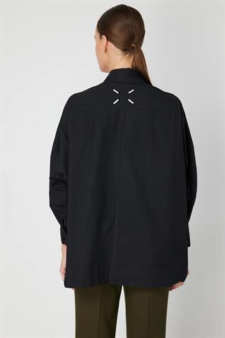 60385-2K6 ONTEKS GÖMLEK-SİYAH