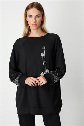 66305-2K6 ONTEKS TUNİK-SİYAH