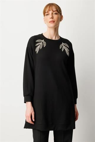 66432-2K6 ONTEKS TUNİK-SİYAH