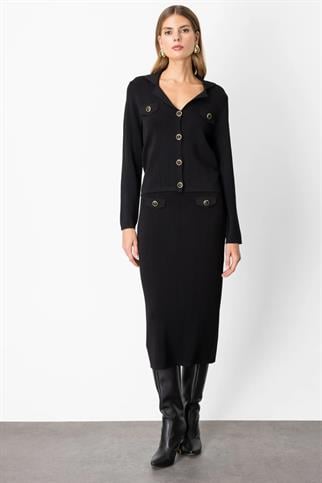 69504-2K6 ONTEKS CEKET-SİYAH