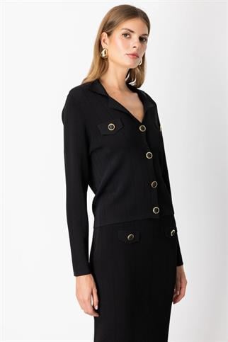 69504-2K6 ONTEKS CEKET-SİYAH