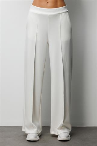 Bol Paça Çimalı Eşofman Altı Ekru 76334-2Y6