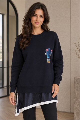 10818-2K7 PUANE TUNİK-NAVY