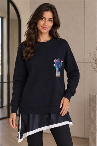 PUANE10818-2K7 PUANE TUNİK-NAVY