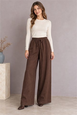 18273-2K7 PUANE PANTOLON-KAHVE