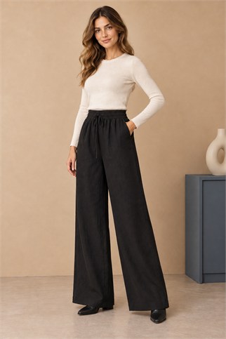 18273-2K7 PUANE PANTOLON-SİYAH