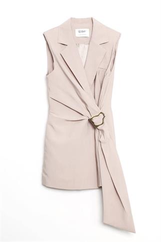 TOKA DETAYLI TAŞ YELEKLI KADIN TAKIM D80259-2Y5