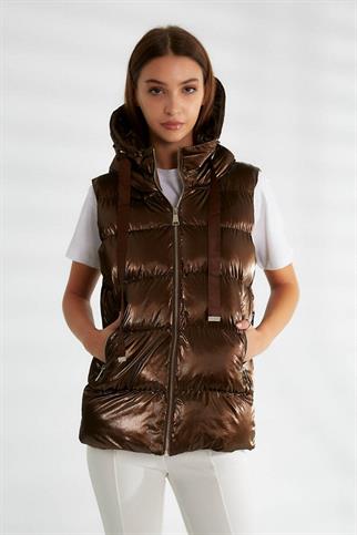 D99071-2K6 ROBİN YELEK-KAHVE